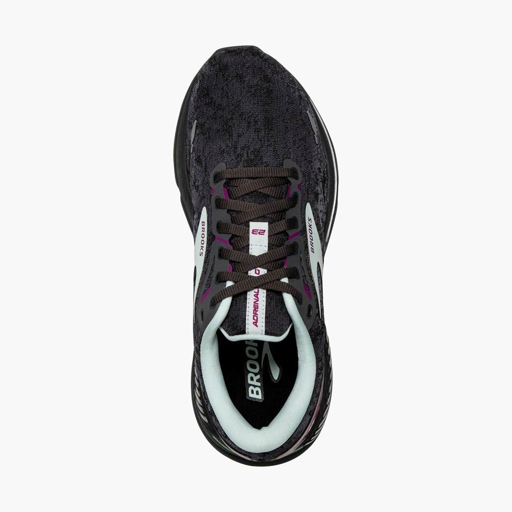 Chaussure Running Brooks Adrenaline GTS 23 Noir Bleu Clair Violette Femme | YGM-5165720